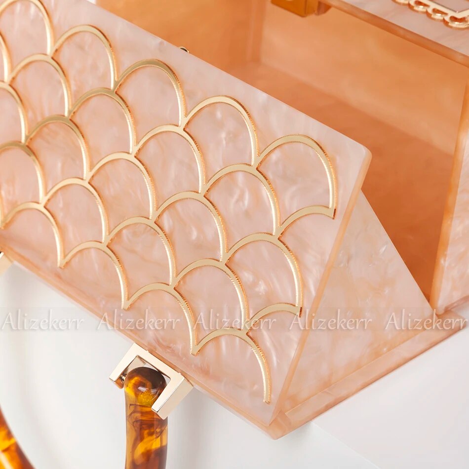 Haus Handtasche aus Acryl