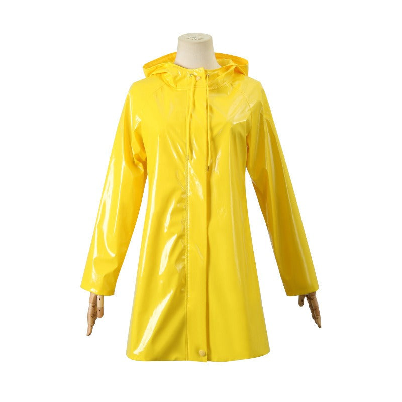 Gelber Regenmantel Cosplay Kostüm