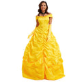 Märchenprinzessin Cosplay Kleid in Goldgelb