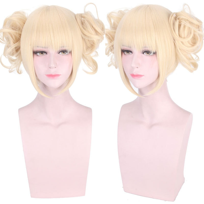 Anime Cosplay Perücke mit kurzem Schnitt, blond