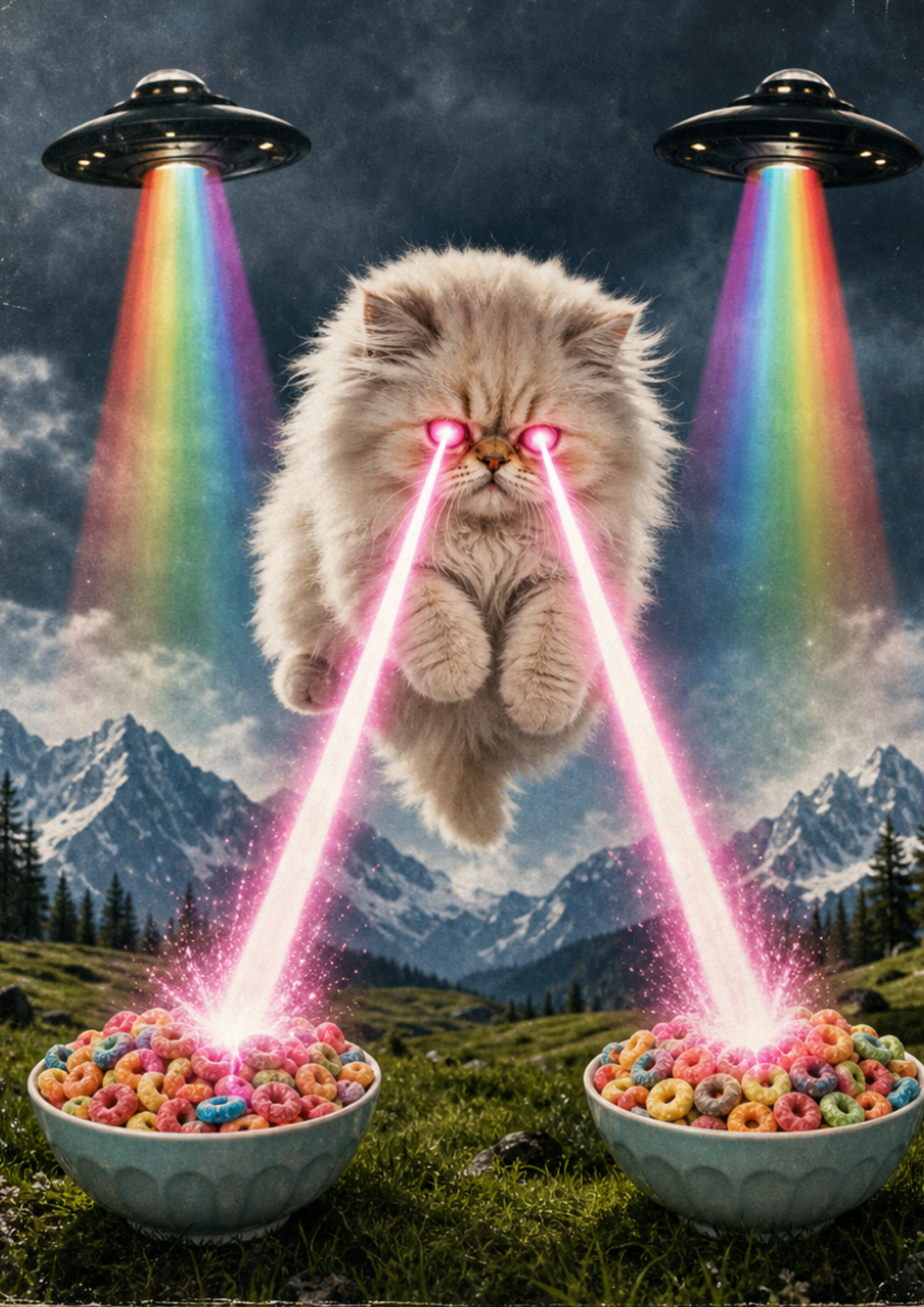 Cosmic Cattitude - Poster Din A2