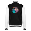 "Drink me" inspiriert von Alice im Wunderland, weiche Collegejacke in Premium-Qualität - black/white