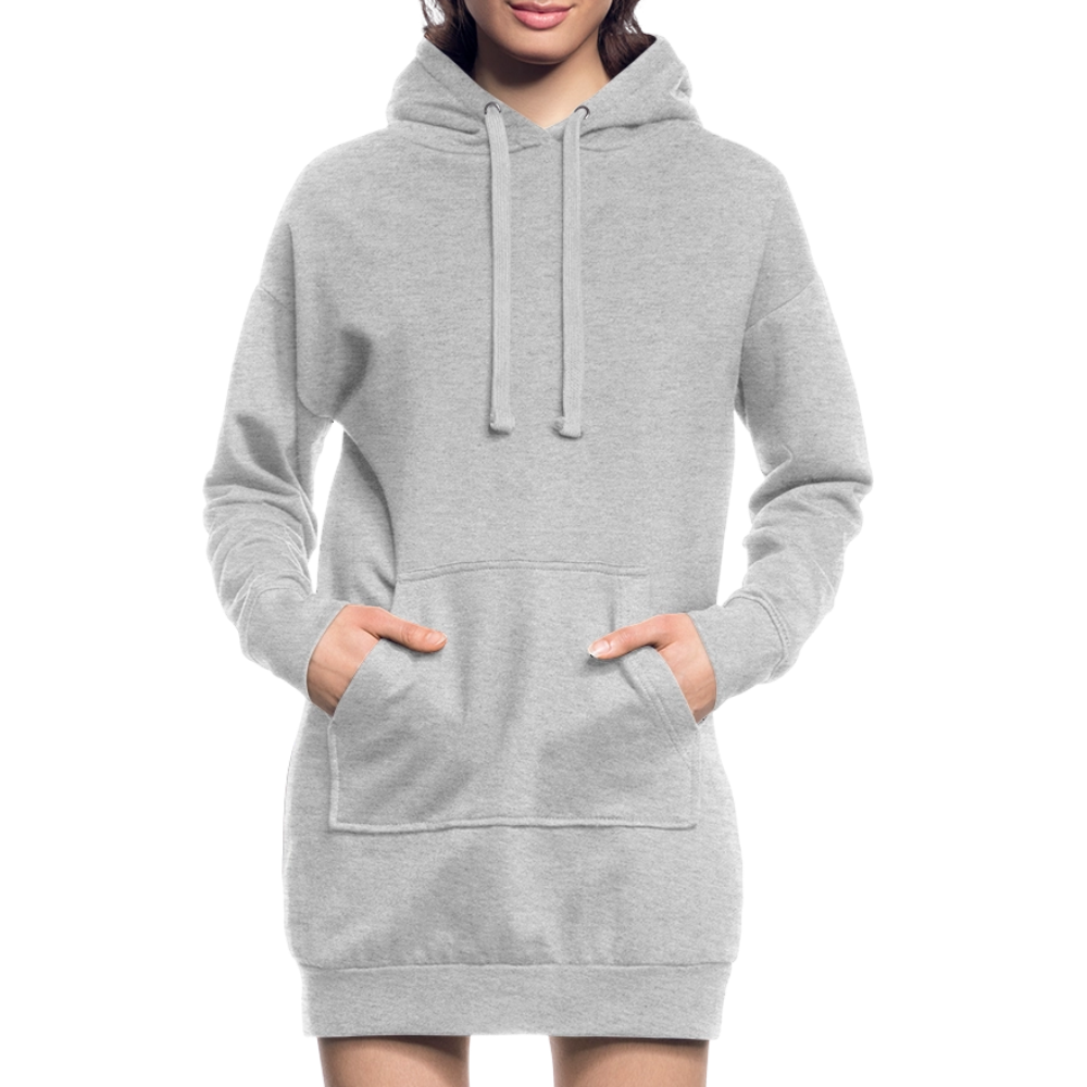 Namaste die Zweite, gemütliches Hoodie-Kleid - heather grey