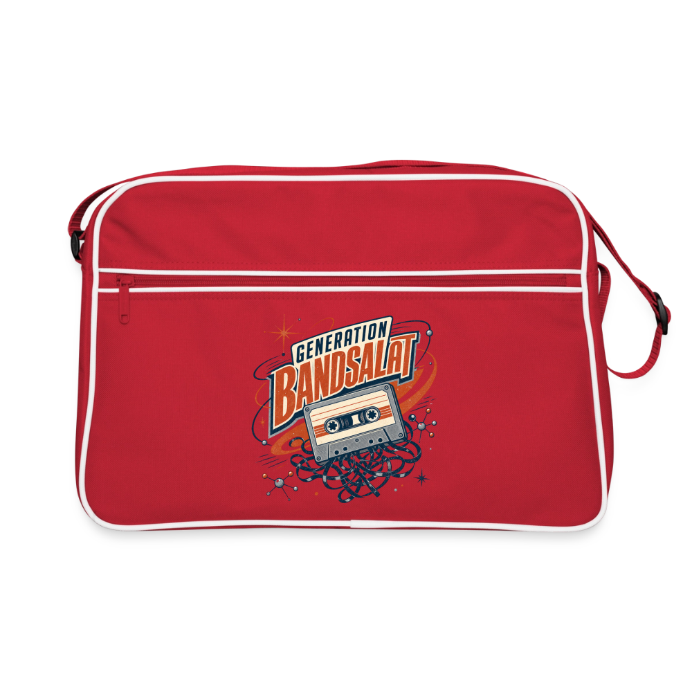 Generation Bandsalat - Retro Bag - red/white