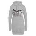 Salvatore Brothers inspiriert von Vampire Diaries, gemütliches Hoodie-Kleid in Premium-Qualität - heather grey