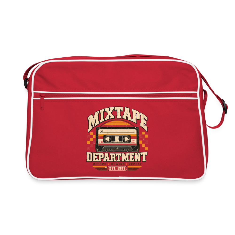 Mixtape Department - Retro Bag - red/white