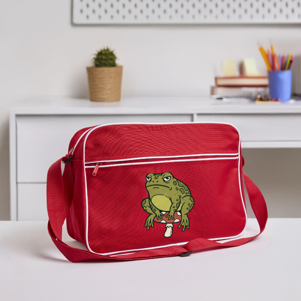 Nicht mein Problem - Retro Bag - red/white