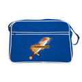 +3 Feuerschaden, RPG, Retro-Bag, Umhängetasche - blue/white