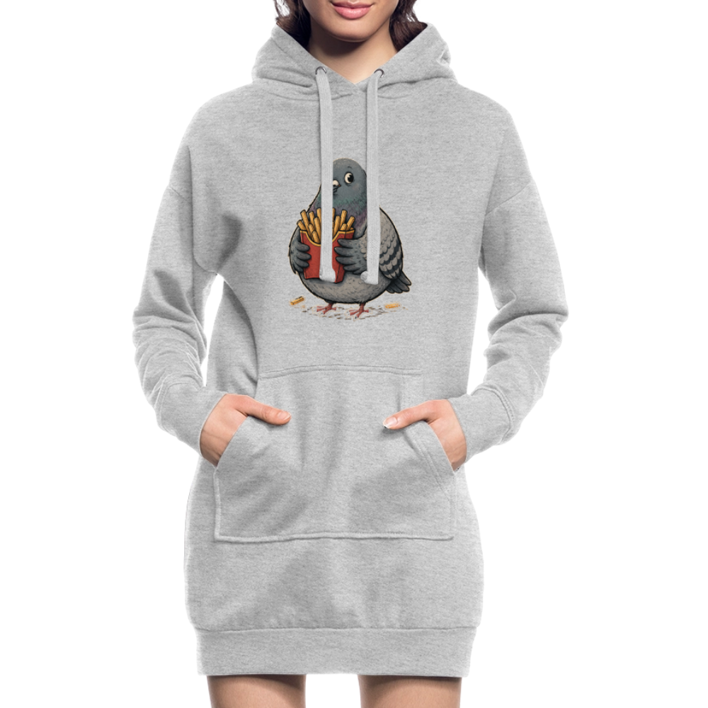 Meine Pommes - Hoodie Kleid - heather grey