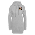 Flower Skull, gemütliches Hoodie-Kleid in Premium-Qualität - heather grey