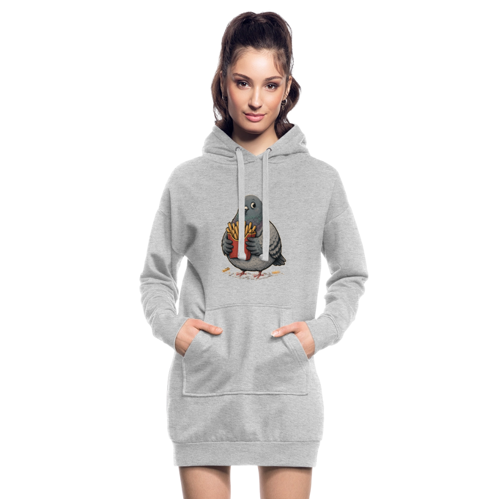 Meine Pommes - Hoodie Kleid - heather grey