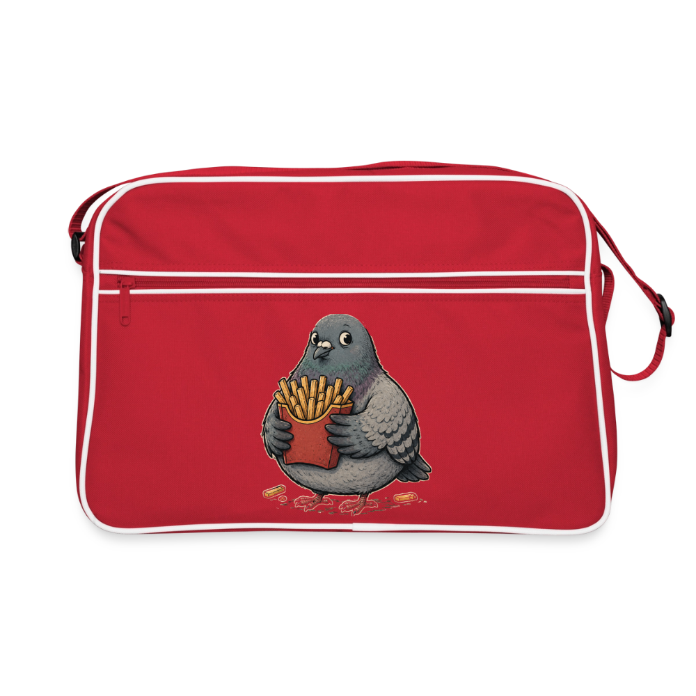 Meine Pommes - Retro Bag - red/white