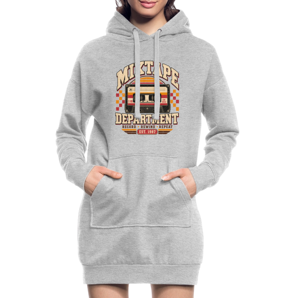 Mixtape Department - Hoodie Kleid - heather grey