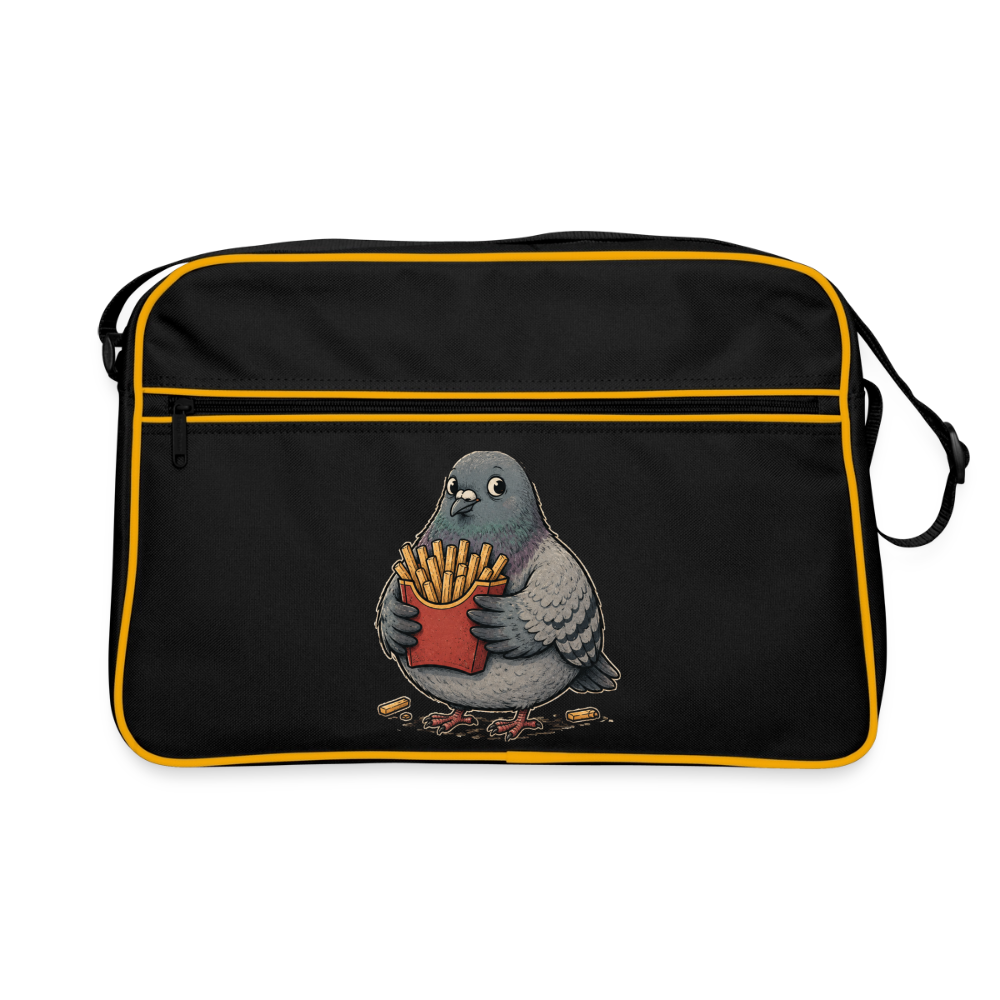 Meine Pommes - Retro Bag - black/gold