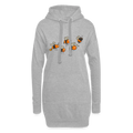 Planlos, aber motiviert  - Hoodie Kleid - heather grey