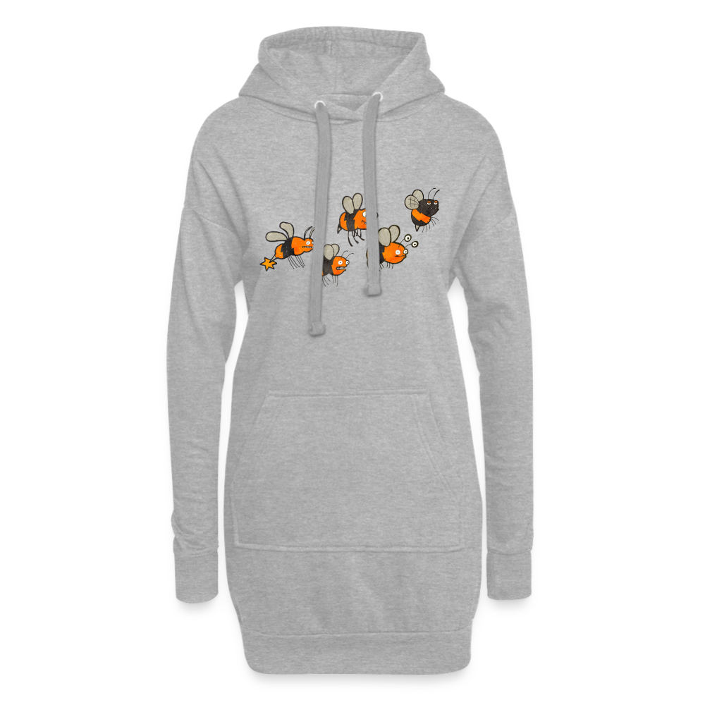 Planlos, aber motiviert  - Hoodie Kleid - heather grey