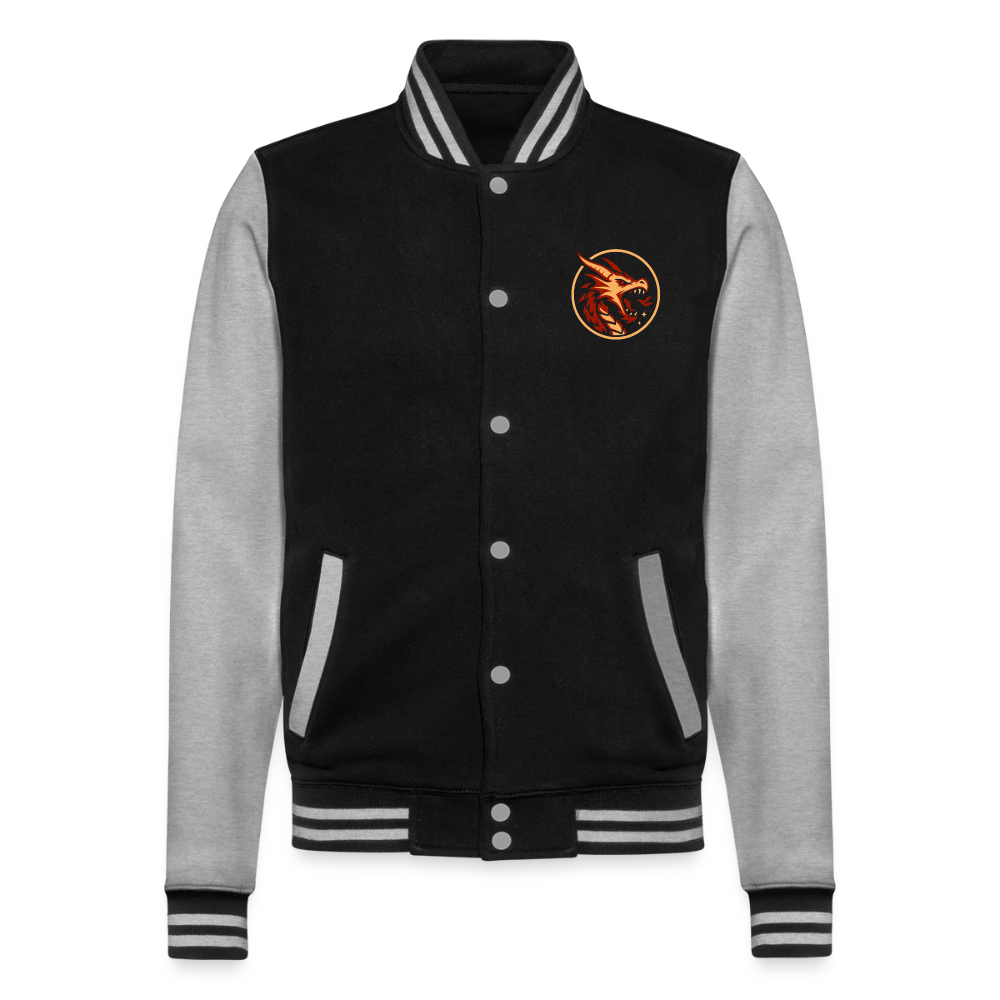 Rollenspiel "Epic Roll", weiche Collegejacke in Premium-Qualität - black/heather grey