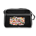 Cute Sushi Retro-Bag, Umängetäsche - black/white