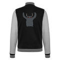 Buh! Monster,  Collegejacke aus hochwertigem Baumwollmix - black/heather grey