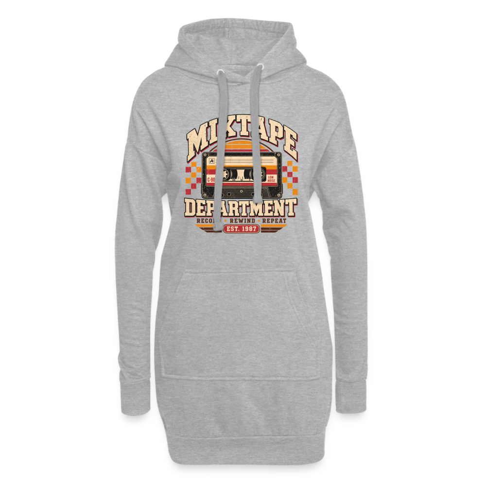 Mixtape Department - Hoodie Kleid - heather grey