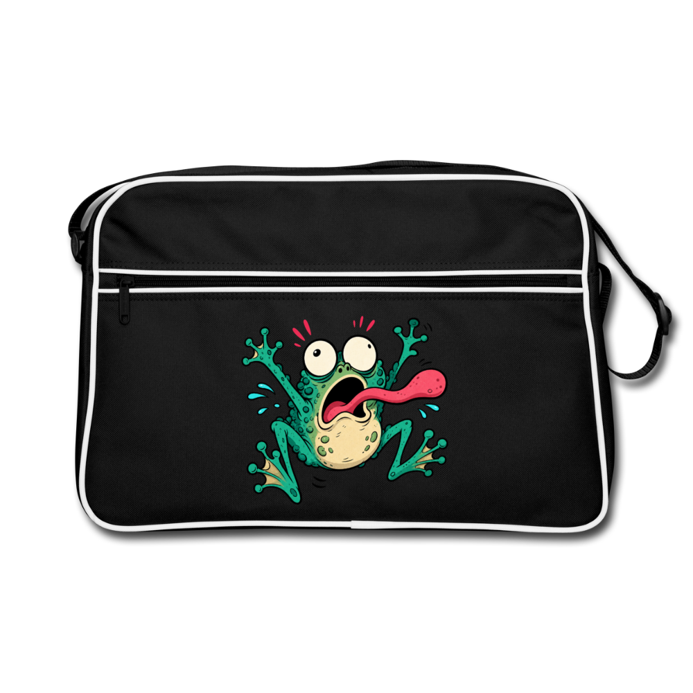 Alles bestens! - Retro Bag - black/white