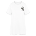 Gothic Fair inspiriert von Tim Burton, weiches Kleid aus T-Shirtstoff - white