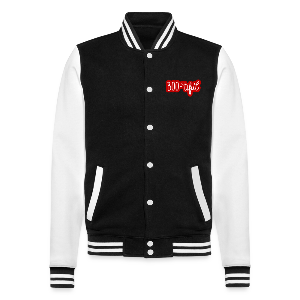 Buh! Monster,  Collegejacke aus hochwertigem Baumwollmix - black/white