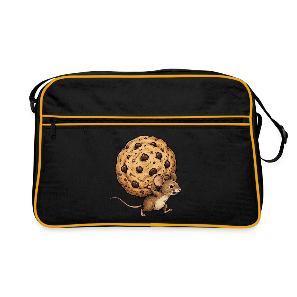 Nur das Nötigste - Retro Bag - black/gold