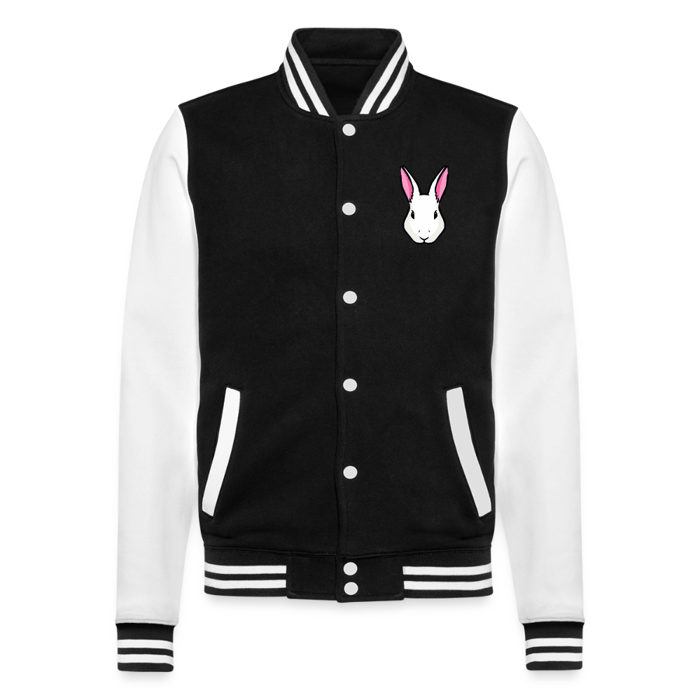 "Drink me" inspiriert von Alice im Wunderland, weiche Collegejacke in Premium-Qualität - black/white