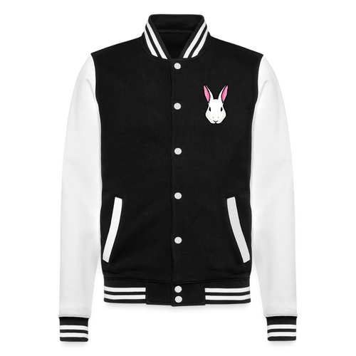 "Drink me" inspiriert von Alice im Wunderland, weiche Collegejacke in Premium-Qualität - black/white