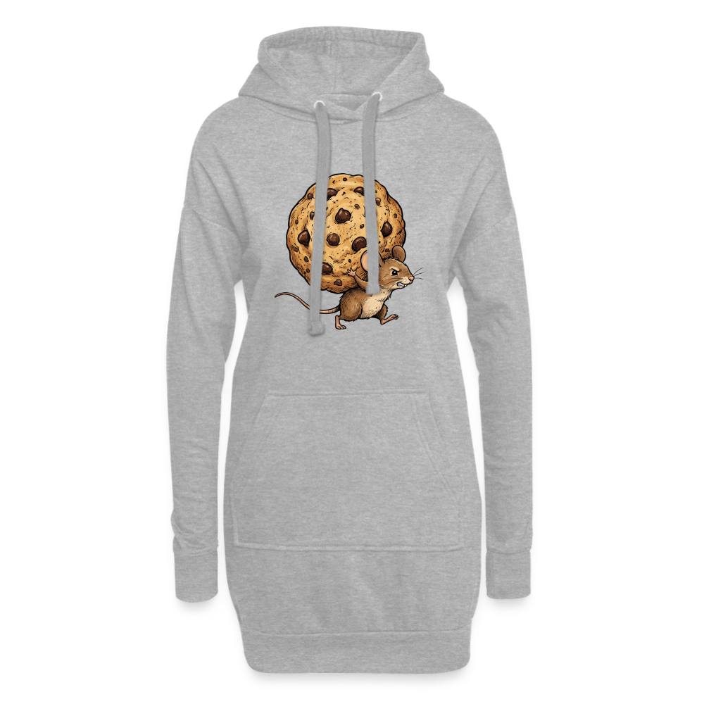 Nur das Nötigste - Hoodie Kleid - heather grey