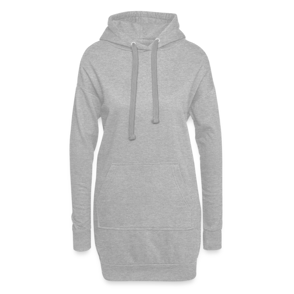 Namaste, gemütliches Hoodie-Kleid in Premium-Qualität - heather grey