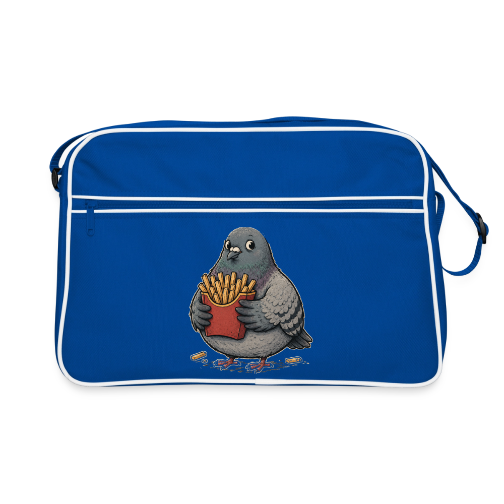 Meine Pommes - Retro Bag - blue/white
