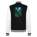 Friedhof der Vampire, weiche Collegejacke in Premium-Qualität - black/white