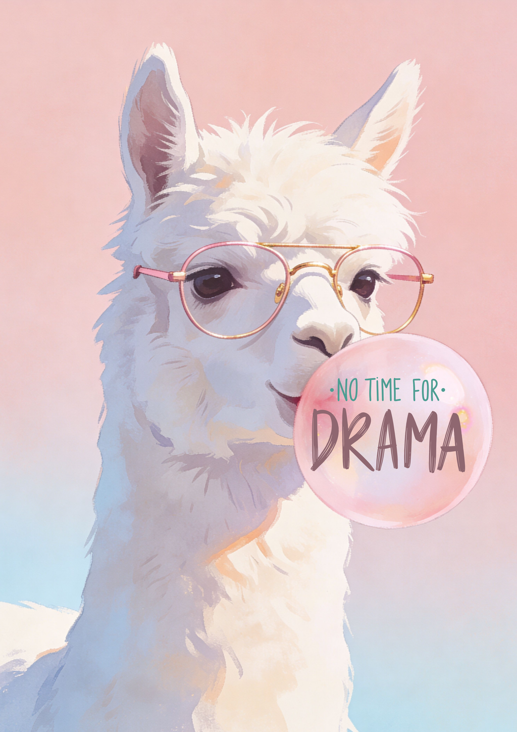 No Time for Drama - Poster Din A2