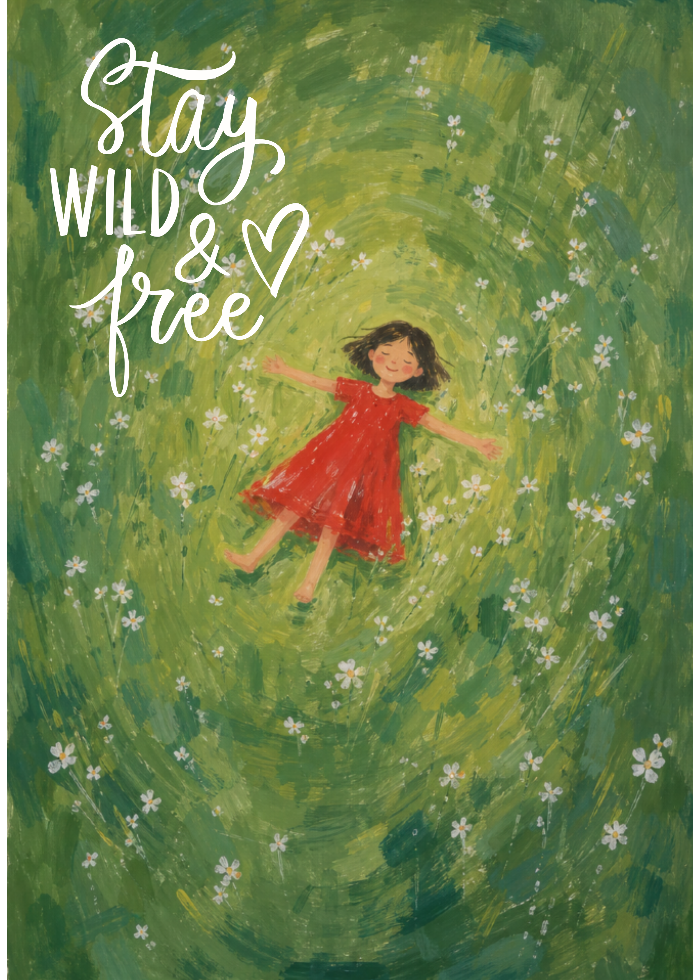 Stay wild & free - Poster Din A2