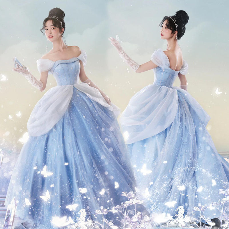 Fantasy Cosplay Kleid im Anime Stil