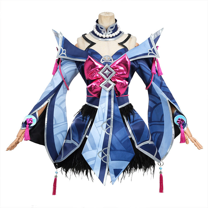 Mondfuchs Priesterin Cosplay Kostüm