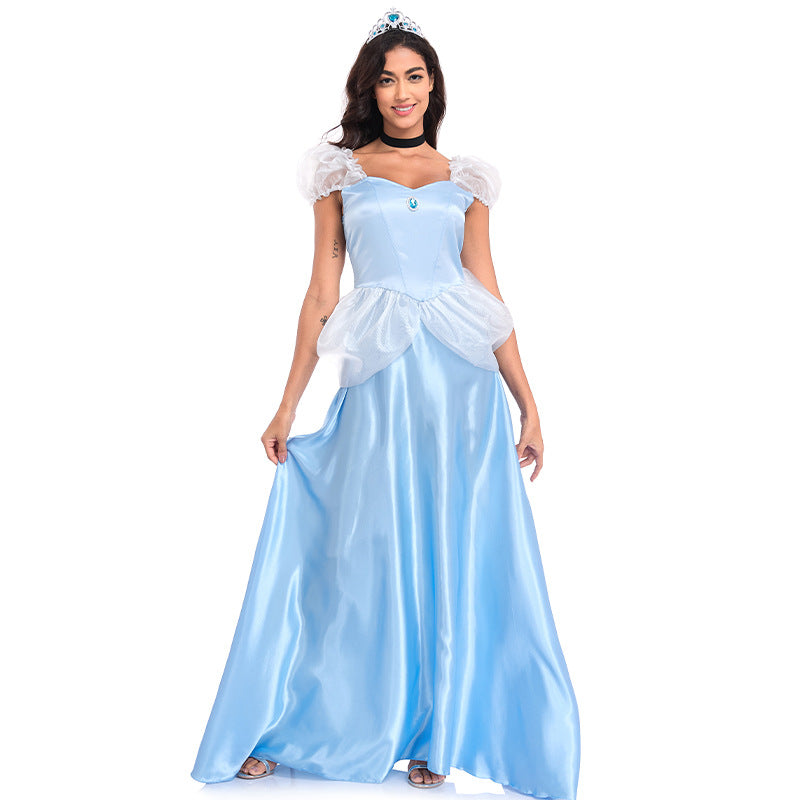 Märchenprinzessin Cosplay Kleid mit Krone