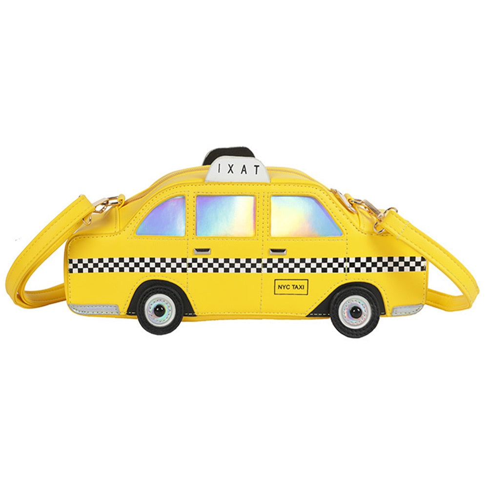 Taxi Handtasche mit Schulterkette