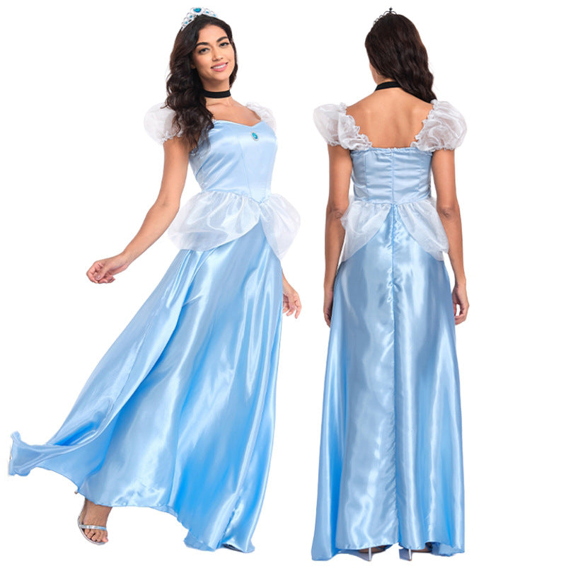 Märchenprinzessin Cosplay Kleid mit Krone