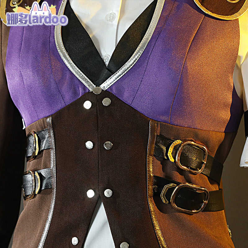 Steampunk Ermittlerin Cosplay Kostüm