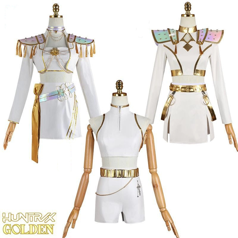 K-Pop Idol Cosplay Kostüm in Weiß