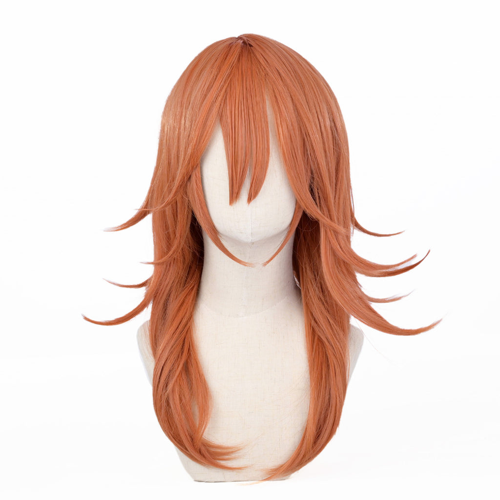 Anime Cosplay Perücke in Dunkelorange