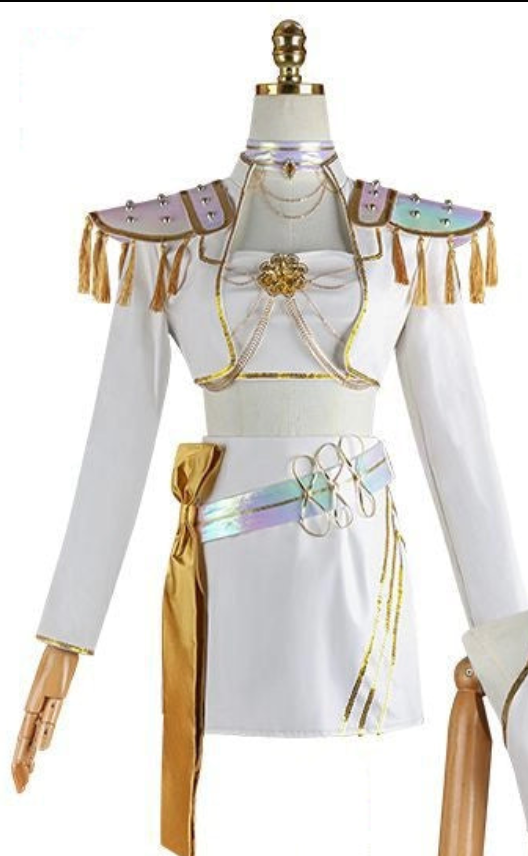 K-Pop Idol Cosplay Kostüm in Weiß