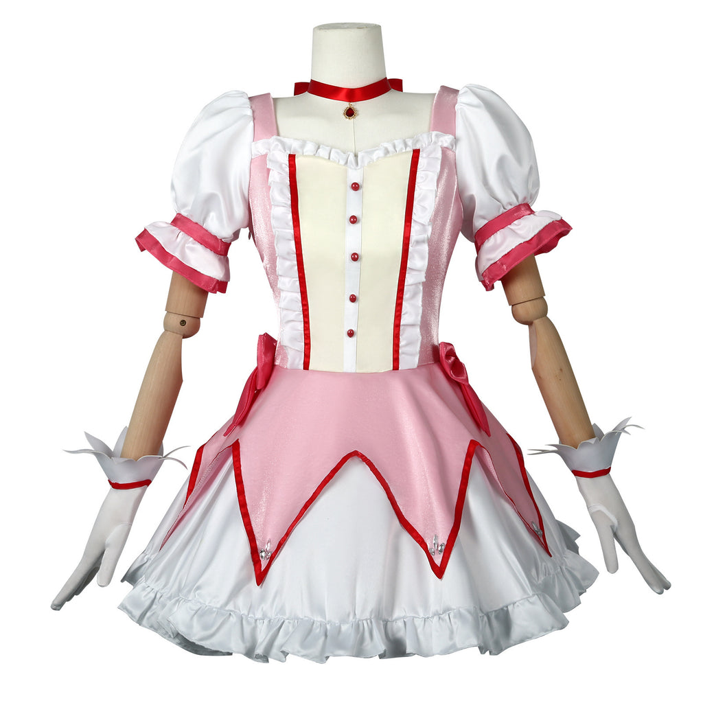 Magische Heldin Cosplay Kostüm mit Schleife