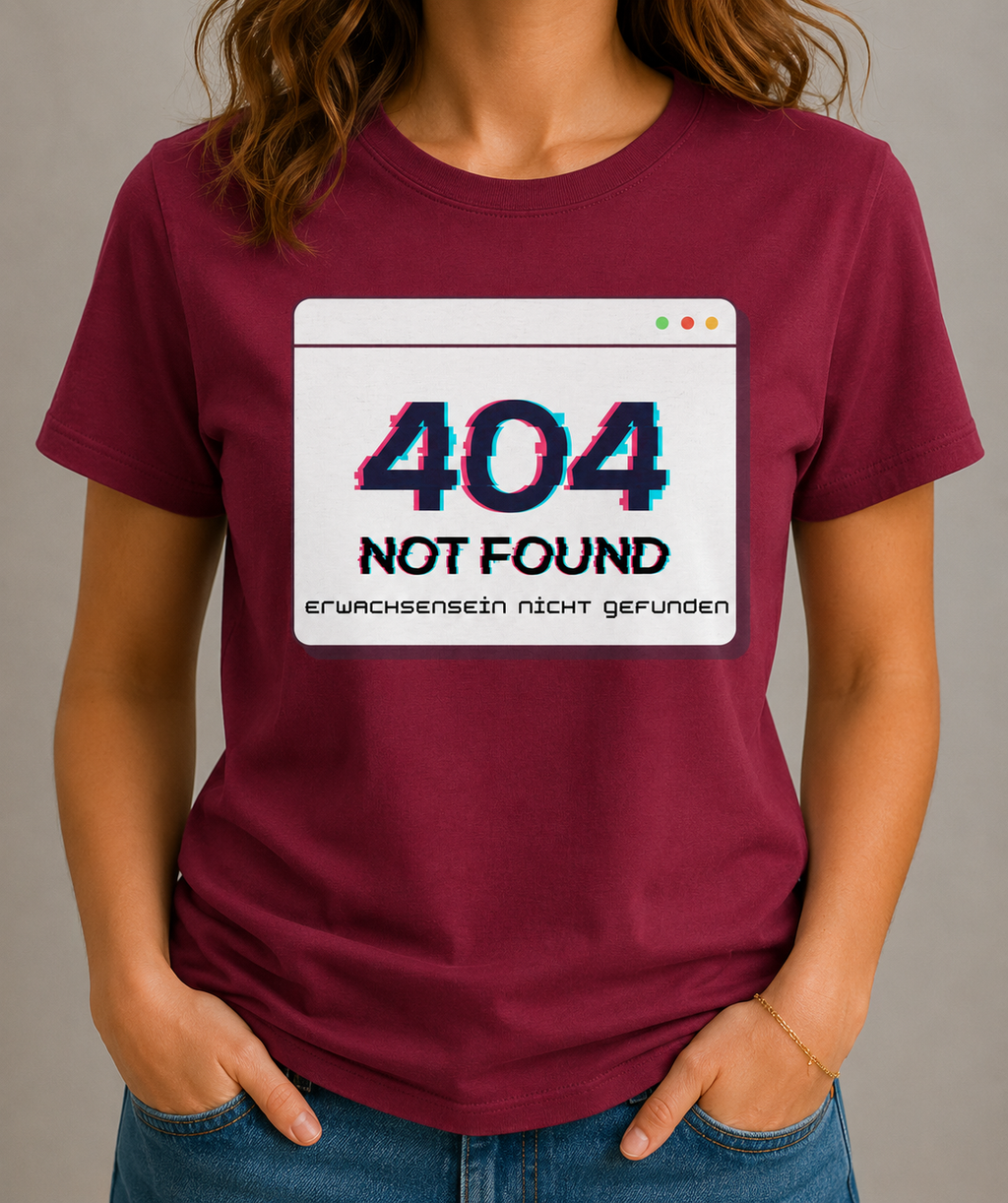 404 Not Found – Erwachsensein nicht gefunden - Heavy Cotton T-Shirt