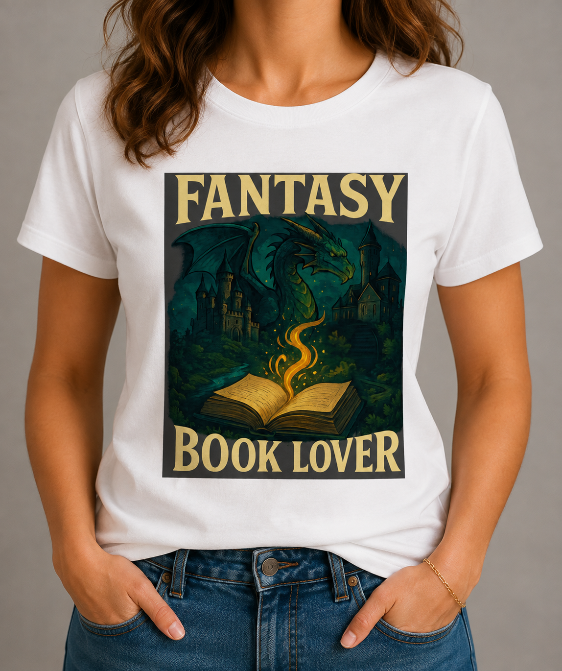Fantasy Book Lover - Heavy Cotton T-Shirt