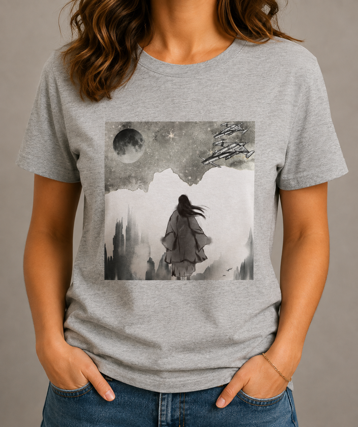 Zwischen den Sternen - Heavy Cotton T-Shirt