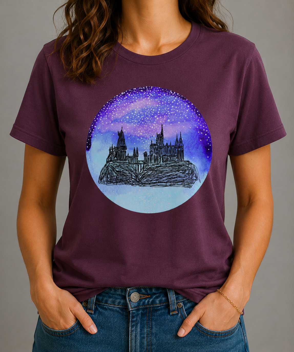 Winter in der Schule für Magie-Begabte - Heavy Cotton T-Shirt